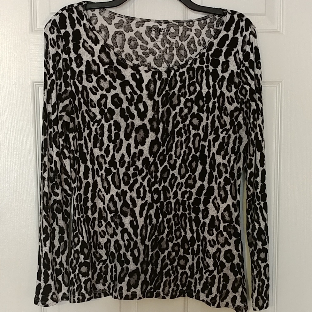 APT. 9 Cheetah Print Shirt